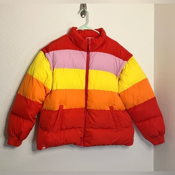 EUC Lego X Puffer Jacket Coat Removable Sleeves Vest Retro Size XL - Picture 1 of 10